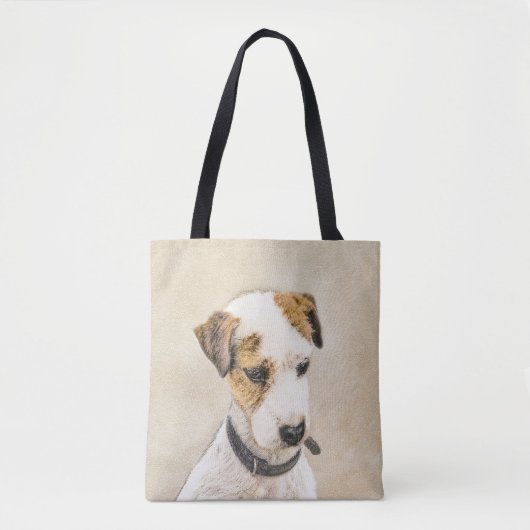 Parson Jack Russell Terrier Painting - Dog Art Tote Bag (Voorkant)