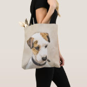 Parson Jack Russell Terrier Painting - Dog Art Tote Bag (Dichtbij)