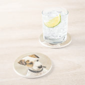 Parson Jack Russell Terrier Painting - Dog Art Zandsteen Onderzetter (Zijkant)
