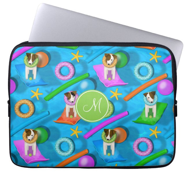 Parson Jack Russell Terrier-partij Laptop Sleeve (Voorkant)