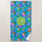 Parson Jack Russell Terrier-partij Strandlaken (Voorkant)