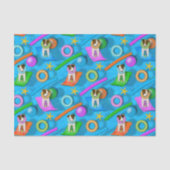 Parson Jack Russell Terrier-partij Tissuepapier (Voorkant)