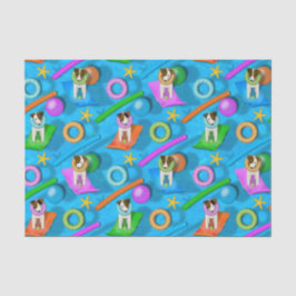 Parson Jack Russell Terrier-partij Tissuepapier