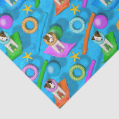 Parson Jack Russell Terrier-partij Tissuepapier (Detail)