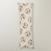 Parson Jack Russell Terrier Schilderen Pet Dog Art Lichaamskussen (Voorkant Verticaal)