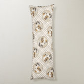 Parson Jack Russell Terrier Schilderen Pet Dog Art Lichaamskussen (Achterkant (Verticaal))