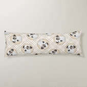 Parson Jack Russell Terrier Schilderen Pet Dog Art Lichaamskussen (Achterkant)