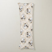 Parson Jack Russell Terrier Schilderen Pet Dog Art Lichaamskussen (Voorkant Verticaal)