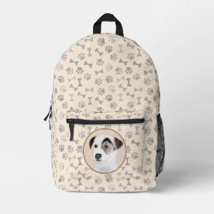 Parson Jack Russell Terrier Schilderij - Honden Ku Bedrukte Rugzak