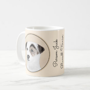 Parson Jack Russell Terrier Schilderij - Honden Ku Koffiemok