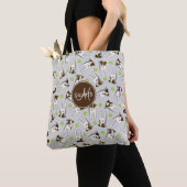 Parson Jack Russell Terriers patroon ELKE kleur Tote Bag (Dichtbij)