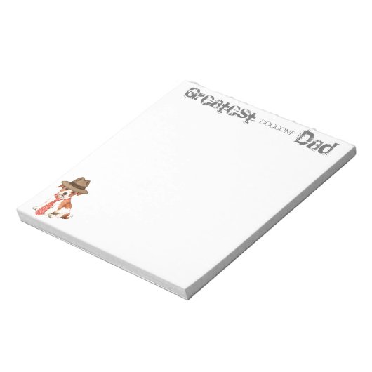 Parson Russell Dad Notitieblok (Linkerzijde)