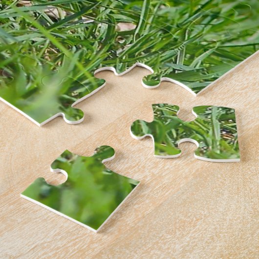 Parson Russell doodsbang. Legpuzzel (Zijkant)