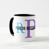 Parson Russell Terrier Breed Monogram Mok (Voorkant links)