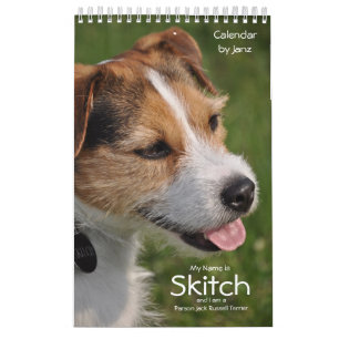 Parson Russell Terrier Dog Wall Calendar van Janz Kalender