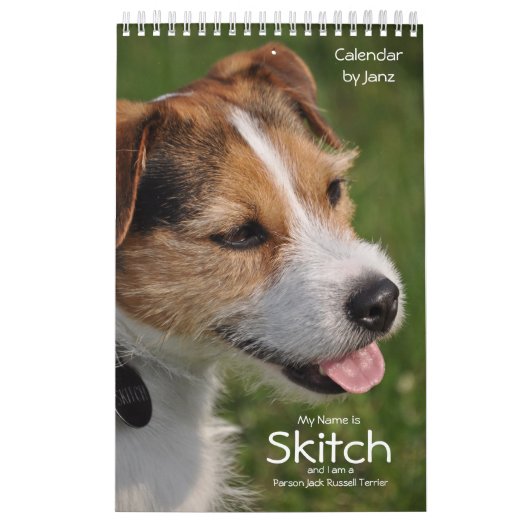 Parson Russell Terrier Dog Wall Calendar van Janz Kalender (Hoes)