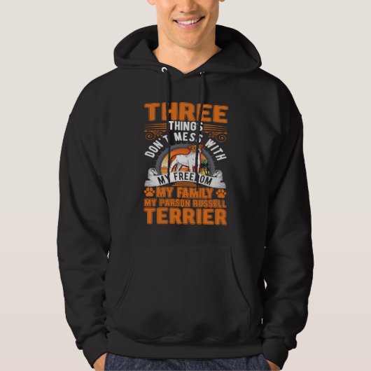 Parson Russell Terrier Family Parson Russell Hoodie (Voorkant)