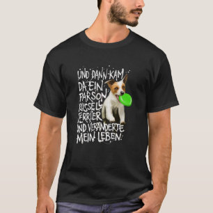 Parson Russell Terrier Gezegde Gift Illustratie T-shirt