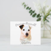 Parson Russell Terrier (glad) mam 2 Briefkaart (Staand voorkant)