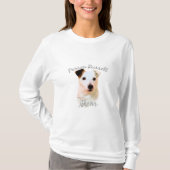 Parson Russell Terrier (glad) mam 2 T-shirt (Voorkant)