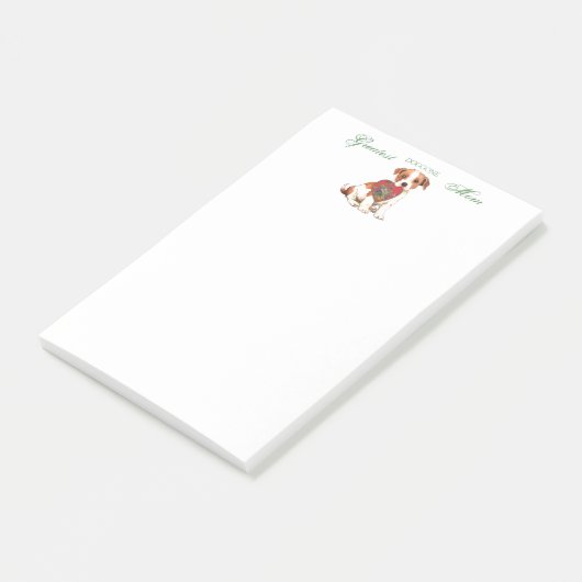 Parson Russell Terrier Heart mama Post-it® Notes (Schuin)