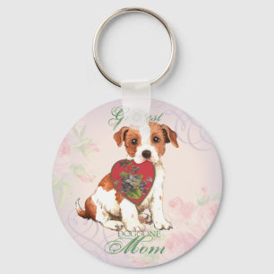 Parson Russell Terrier Heart mama Sleutelhanger