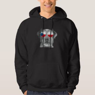 Parson Russell Terrier Hond Tsjechische vlag Zonne Hoodie