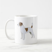 Parson Russell Terrier Hondenras Illustration Koffiemok (Links)