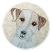 Parson Russell Terrier Keramische Knop (Voorkant)