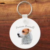Parson Russell Terrier Moeder 2 Sleutelhanger (Achterkant)