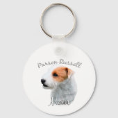 Parson Russell Terrier Moeder 2 Sleutelhanger (Achterkant)