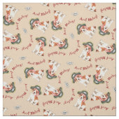 Parson Russell Terrier Pirate Fabric Stof (Swatch)