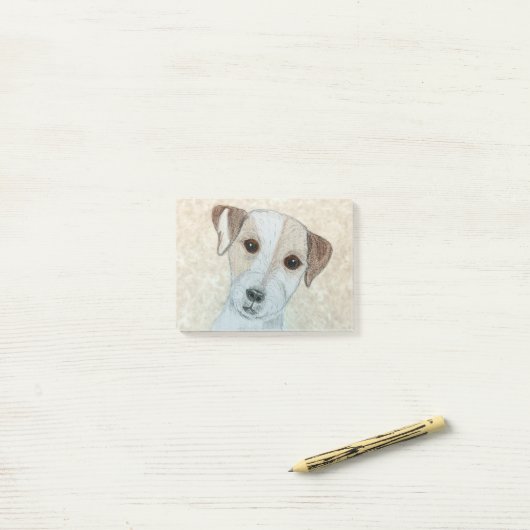 Parson Russell Terrier Post-it® Notes (Op bureau)