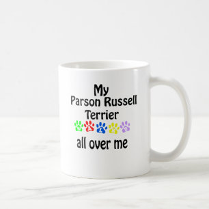 Parson Russell Terrier Wandelingen Ontwerp Koffiemok