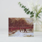 Parsonage Garden bij Nuenen door Vincent van Gogh Briefkaart (Staand voorkant)