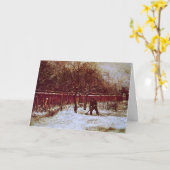 Parsonage Garden bij Nuenen door Vincent van Gogh Kaart (Gele Bloem)