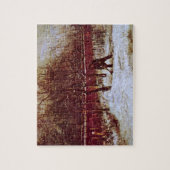 Parsonage Garden bij Nuenen door Vincent van Gogh Legpuzzel (Verticaal)