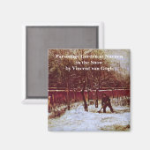 Parsonage Garden bij Nuenen door Vincent van Gogh Magneet (Voorkant / Achterkant)