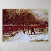 Parsonage Garden bij Nuenen door Vincent van Gogh Poster (Voorkant)