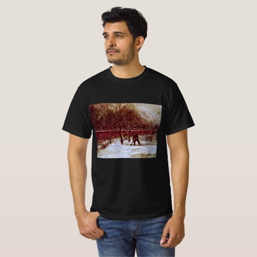Parsonage Garden bij Nuenen door Vincent van Gogh T-shirt (Voorkant volledig)