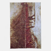 Parsonage Garden bij Nuenen door Vincent van Gogh Theedoek (Verticaal)