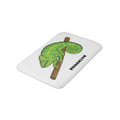 Parson's chameleon illustratie badmat (Gekanteld)