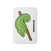 Parson's chameleon illustratie badmat (Voorkant Verticaal)