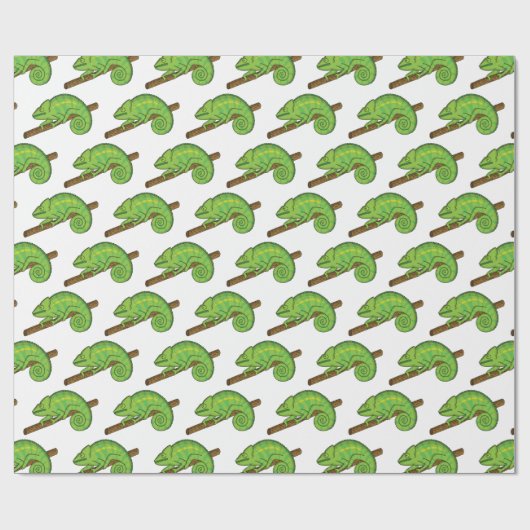Parson's chameleon illustratie cadeaupapier (Vlak)
