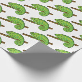 Parson's chameleon illustratie cadeaupapier (Hoek)