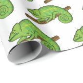 Parson's chameleon illustratie cadeaupapier (Rol Hoek)
