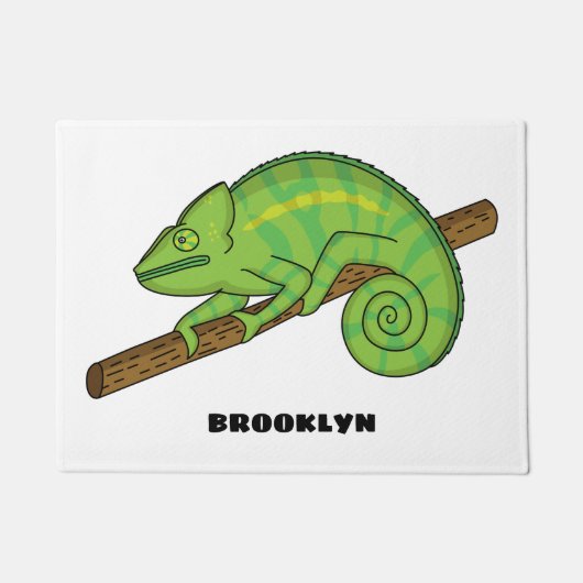 Parson's chameleon illustratie deurmat (Voorkant)