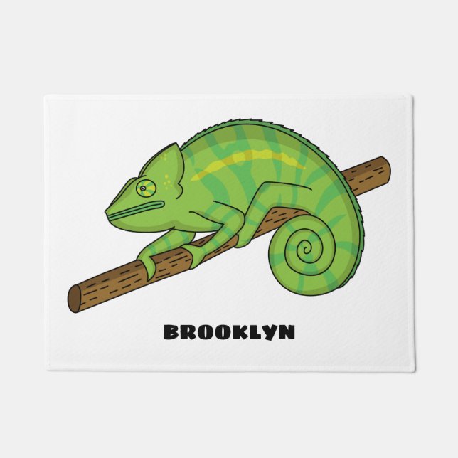 Parson's chameleon illustratie deurmat (Voorkant)