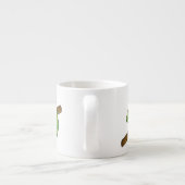 Parson's chameleon illustratie espresso kop (Achterkant)