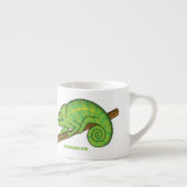 Parson's chameleon illustratie espresso kop (Rechts)